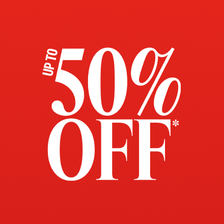 Up to 50% Off* - End of Season Sale