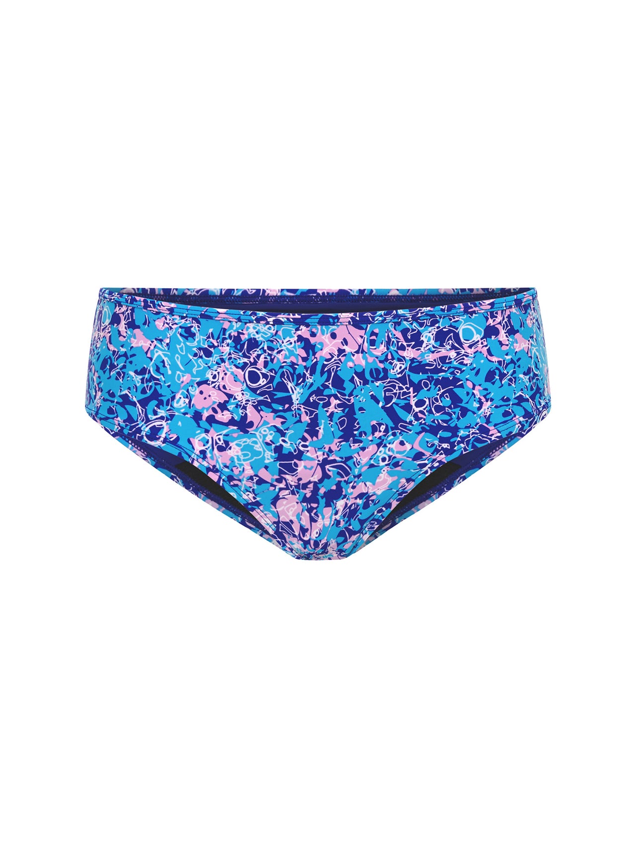 Teen Swimwear Bikini Brief Light-Moderate Blue Tropic – Modibodi AU