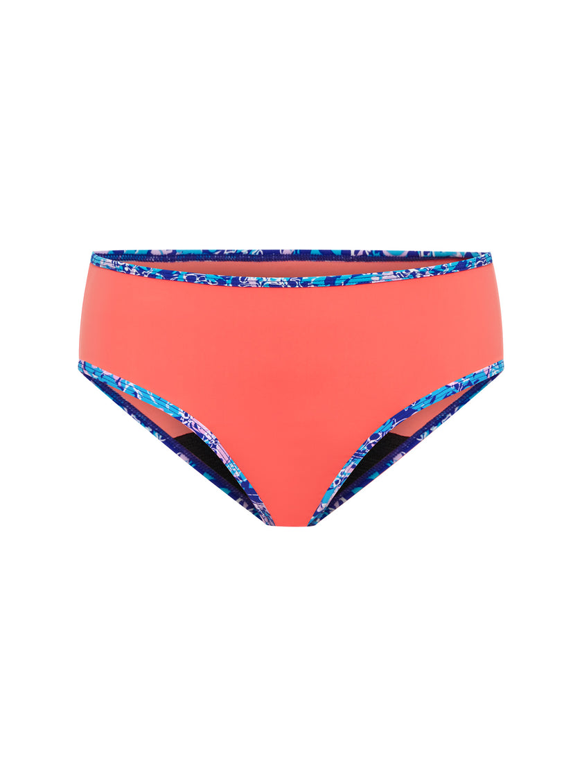 Period Teen Swimwear Bikini Brief - Light Moderate in Pink Coral ...